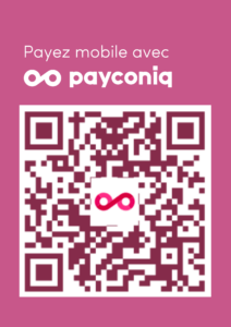 Code QR pour payer avec Payconiq