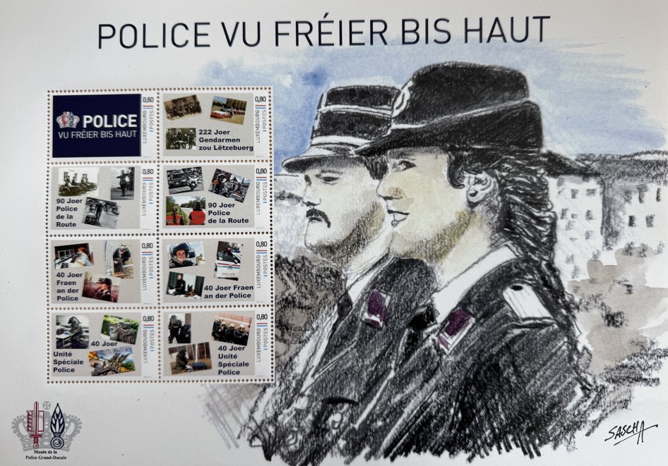 Police vu Fréier bis haut